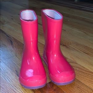 Toddle girl rain boots size 5-6 great condition